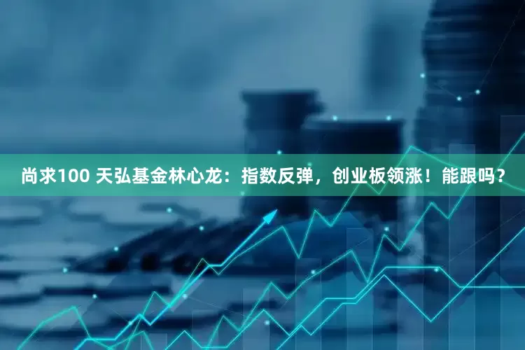 尚求100 天弘基金林心龙：指数反弹，创业板领涨！能跟吗？