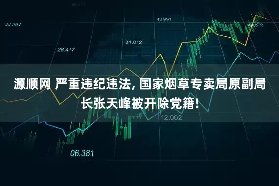 源顺网 严重违纪违法, 国家烟草专卖局原副局长张天峰被开除党籍!